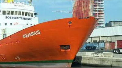 '“Akvarius” kemasi O`rtaer dengizida muhojirlarni qutqarish operasiyasini to`xtatdi 'ning rasmi