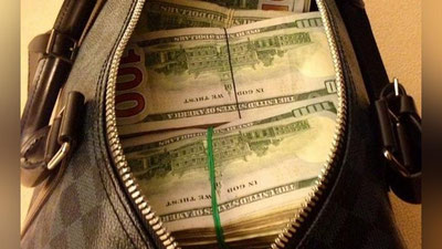 Изрображение 'На кыргызско-узбекской границе изъяли крупную сумму долларов'