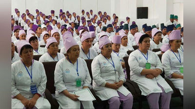 'Kattaqo`rg`onda shifokorlar ham qasamyod qabul qildi'ning rasmi