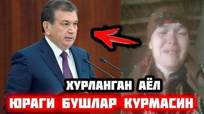 '"Farzandi ko`z oldida xo`rlangan ayol" sarlavhali videotasvirga munosabat bildirildi (Video)'ning rasmi