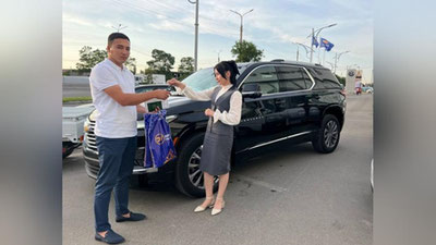 '"Chevrolet Traverse 2022" ўз эгаларига топширилди (фото)'ning rasmi