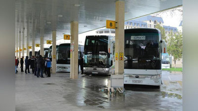 Изрображение 'На автобусном маршруте Алматы – Ташкент осуществлен первый технический рейс (видео)'