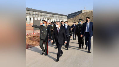 'Бугун Президент "Темурбеклар мактаби" ҳарбий-академик лицейи ва ДХХ Академиясига ташриф буюради'ning rasmi