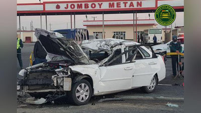 Изрображение 'Страшное ДТП в Джамбае: двое погибли, трое госпитализированы'