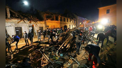 'Xorvatiyada kuchli zilzila sodir bo`ldi. Qurbonlar bor (video)'ning rasmi