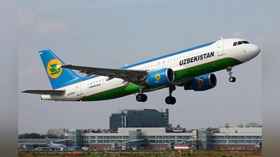 '“O`zbekiston havo yo`llari” reysi yo`lovchilardan birining sog`lig`i yomonlashgani sababli Vnukovo aeroportiga qaytdi'ning rasmi