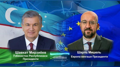 'Evropa kengashi rahbari O`zbekiston Prezidenti va xalqini mamlakatimiz mustaqilligining 30 yilligi bilan tabrikladi'ning rasmi