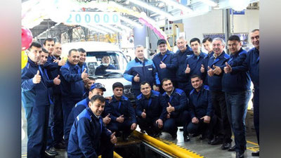 'UzAuto Motors Xorazm viloyati filialida 200 000 dona avtomobil ishlab chiqarilishiga erishildi'ning rasmi