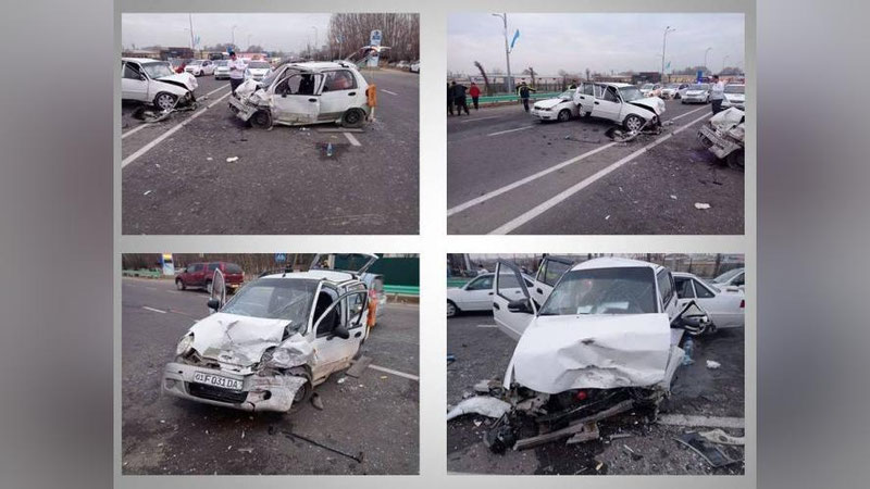 Изрображение 'В ГУВД поделились подробностями крупного ДТП в Ташкенте 1 января'