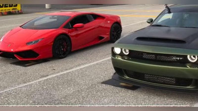 'Dodge Demon va Lamborghini Huracan dreg-poygada bellashishdi (Video)'ning rasmi