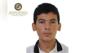 Изрображение 'Ферганское УВД разыскивает 16-летнего Иномжона: подросток пропал еще в августе'