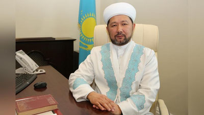 'Toshkent Islom institutini tugatgan imom Qozog`iston bosh muftiyi bo`ldi'ning rasmi