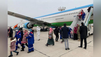'"Mehr-3" operasiyasi doirasida Suriyadan 25 nafar ayollar va 73 nafar bolalar yurtimizga olib kelindi'ning rasmi