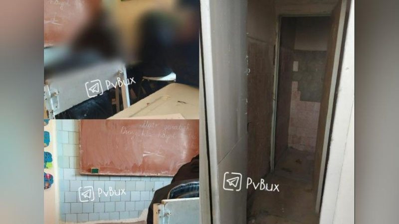 'Buxorodagi maktab xojatxonasidan mashg`ulotlar paytida foydalanilgani tasdiqlandi'ning rasmi