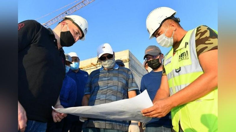 'Ўзбекистон Туркистонда қозоқ халқига эҳсон сифатида улкан масжид қурдирмоқда (фото)'ning rasmi