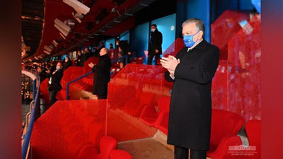 Изрображение 'Президент Узбекистана принял участие в церемонии открытия зимних Олимпийских игр в Пекине (фото)'