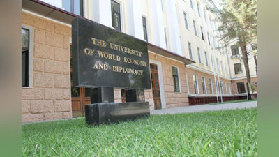 'Jahon iqtisodiyoti va diplomatiya universitetida darslar onlayn shaklga o`tkazildi'ning rasmi