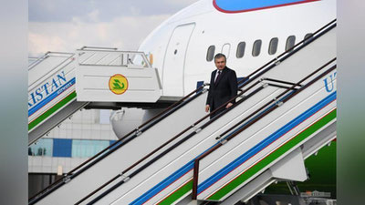 'Prezident Shavkat Mirziyoev Toshkentga qaytdi'ning rasmi