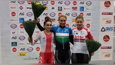 'O`zbekistonlik velosipedchi Belgiyada oltin medalni qo`lga kiritdi'ning rasmi