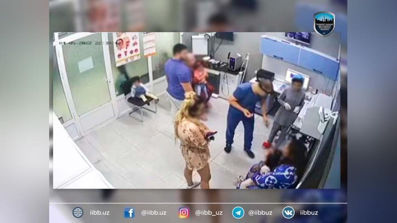 Изрображение 'Прием у врача вне очереди привел к скандалу и рукоприкладству в частной клинике в Ташкенте'