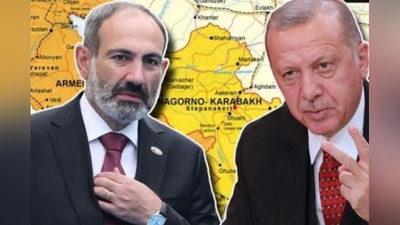 'Tarixiy uchrashuv: Turkiya prezidenti Erdog`an Armaniston bosh vaziri Pashinyan bilan ko`rishadi'ning rasmi