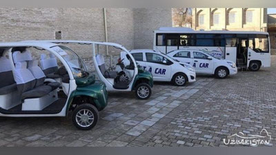 'Бухоро шаҳрида электромобиллар қатнови йўлга қўйилди'ning rasmi