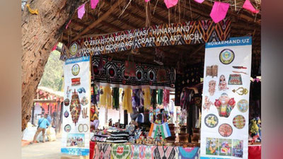 'O`zbekiston hunarmandlari Hindistondagi yirik festivalda ishtirok etmoqda'ning rasmi