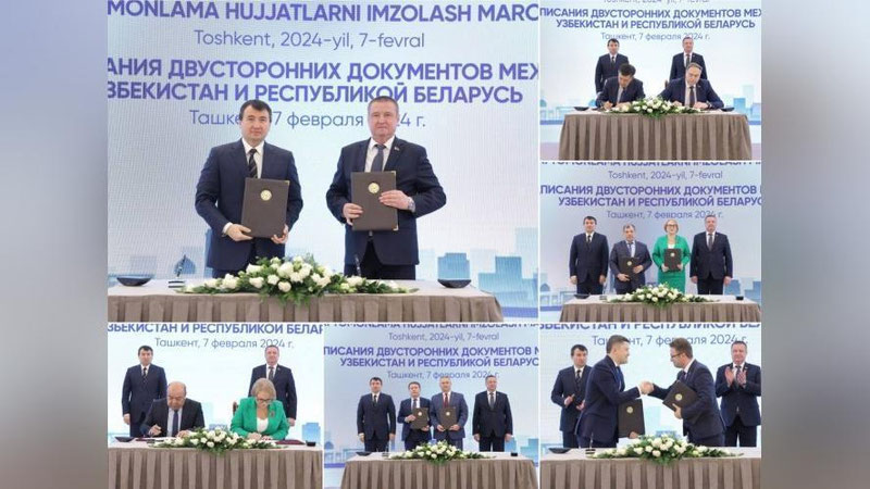 Изрображение 'На II форуме регионов Узбекистана и Беларуси заключено 20 контрактов и соглашений'