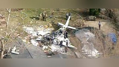 'AQShda samolyot halokatga uchradi 'ning rasmi