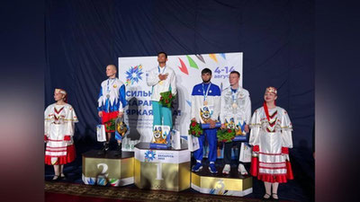 'O`zbekiston bokschilari II MDH o`yinlarida yana bir bor tengsiz ekanliklarini isbotlashdi'ning rasmi