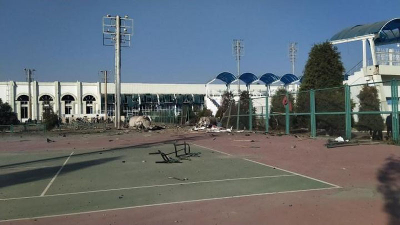 Изрображение 'В распределительном ковид-центре в Гулистане произошел взрыв (видео)'