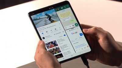 '"Samsung"dan yangi formatdagi egiluvchan smartfon (video)'ning rasmi