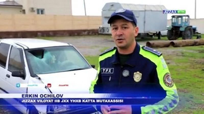 'Jizzaxda mast haydovchi urib yuborgan piyoda halok bo`ldi'ning rasmi