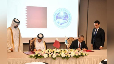 Изрображение 'В Ташкенте подписаны меморандумы о предоставлении Египту и Катару статуса Партнера по диалогу ШОС'