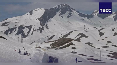 'Fransiya va Italiyaning qorli chegarasi (Video)'ning rasmi