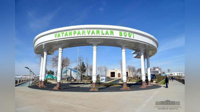 'Qarshida barpo etilgan «Vatanparvarlar» bog`idan fotoreportaj'ning rasmi