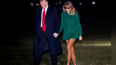 Изрображение 'КАК БУДТО БЕЗ ШТАНОВ: В СЕТИ СНОВА ВЫСМЕЯЛИ ОБРАЗ МЕЛАНЬИ ТРАМП (ВИДЕО)'