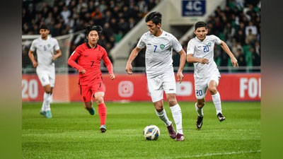 'O`zbekiston U-20 terma jamoasi penaltilar seriyasida Janubiy Koreya ustidan g`alaba qozonib finalga chiqdi'ning rasmi