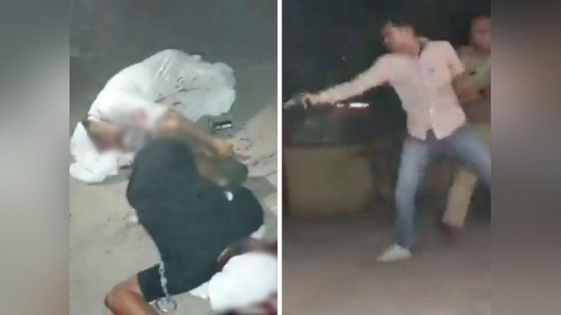 'Hindistonda siyosatchi aka-ukalar polisiya qo`riqchiligida ketayotgan paytida otib o`ldirildi (video)'ning rasmi