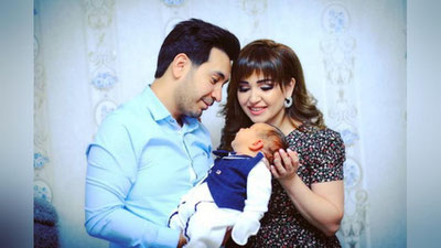 'Oybek va Nigora o`g`illari Usmonbek bilan (foto)'ning rasmi