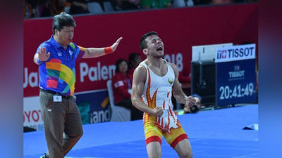 Изрображение 'СИРОЖИДДИН ХАСАНОВ ВЫИГРАЛ ПЕРВУЮ МЕДАЛЬ ДЛЯ УЗБЕКИСТАНА НА АЗИАТСКИХ ИГРАХ'