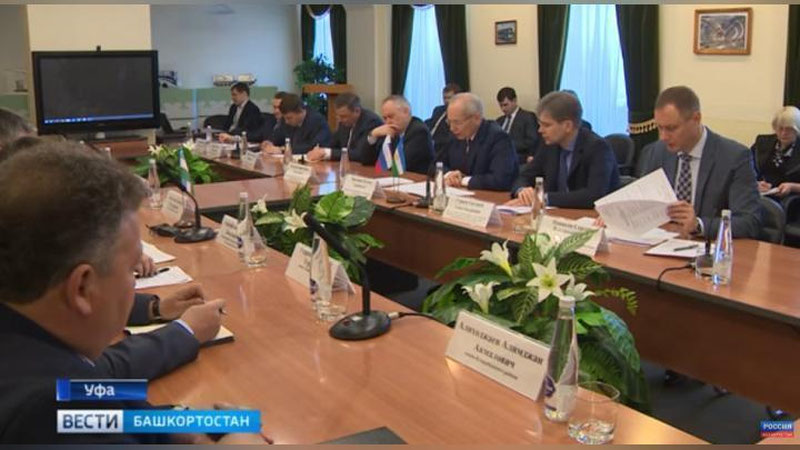 Изрображение 'ДЕЛЕГАЦИЯ САМАРКАНДСКОЙ ОБЛАСТИ ПРОВЕЛА ПЕРЕГОВОРЫ  В БАШКИРИИ (ВИДЕО)'