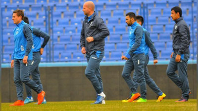 Изрображение 'СБОРНАЯ ПРИСТУПИЛА К ПОДГОТОВКЕ К ОЧЕРЕДНОЙ ИГРЕ ОТБОРОЧНОГО РАУНДА ЧМ-2018'