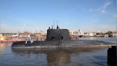 Изрображение 'В АРГЕНТИНЕ ОБНАРУЖИЛИ ПРОПАВШУЮ ГОД НАЗАД ПОДВОДНУЮ ЛОДКУ'