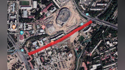 'Toshkentning Beshyog`och ko`chasida harakatlanish cheklanadi'ning rasmi