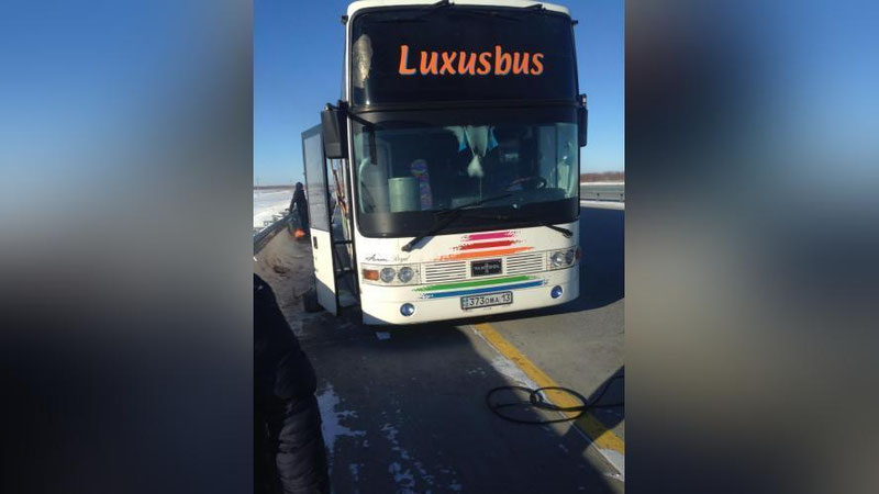 Изрображение 'МЧС ПОДЕЛИЛОСЬ ПОДРОБНОСТЯМИ ЧП С АВТОБУСОМ ПОД АСТАНОЙ (ФОТО)'