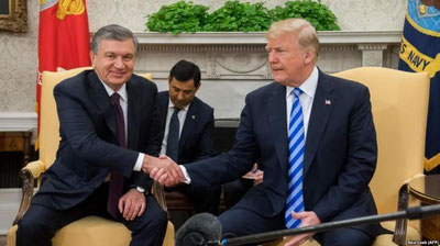 'Tramp O`zbekistonning iqtisodiy lider sifatida o`sib borayotgan rolini e`tirof etdi'ning rasmi