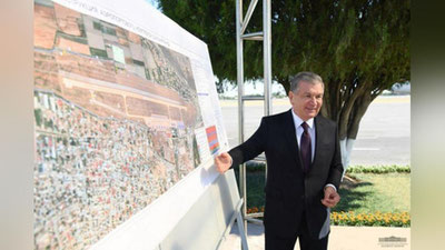 Изрображение 'Президент ознакомился с проектом реконструкции самаркандского аэропорта (фото)'