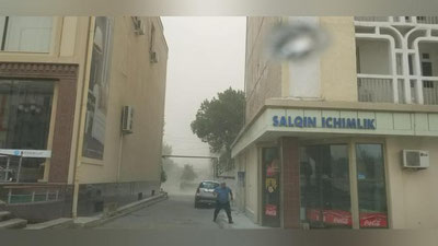'Samarqandda kuchli shamol va qo`m bo`roni kuzatildi (foto)'ning rasmi