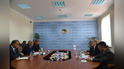 Изрображение 'ГЛАВА ЦИК ПРОВЕЛ ВСТРЕЧУ С КООРДИНАТОРОМ ПРОЕКТОВ ОБСЕ В УЗБЕКИСТАНЕ'